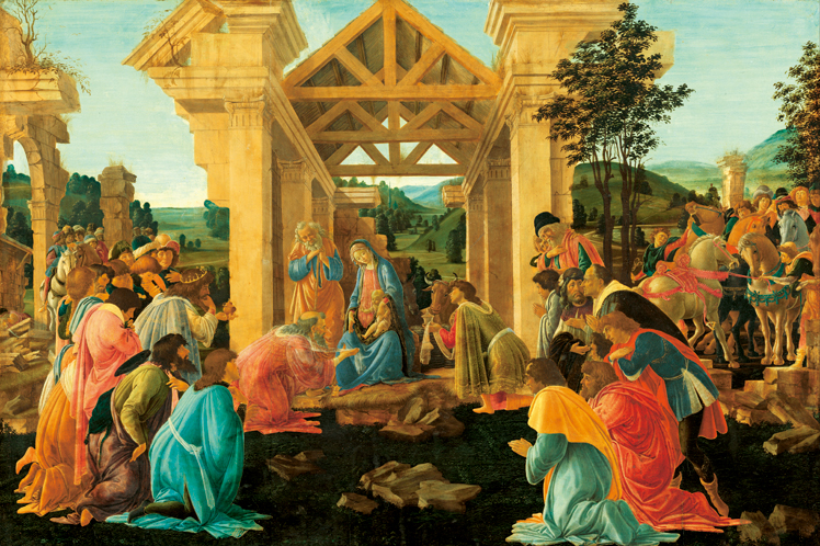 桑德罗·波提切利  Sandro Botticelli——贤士朝圣 (3)